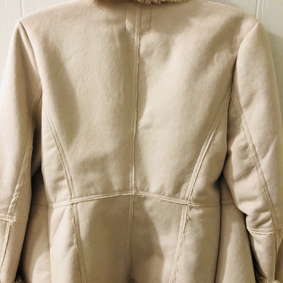 Sherpa Shearling Open Jacket - Picture 2 of 7